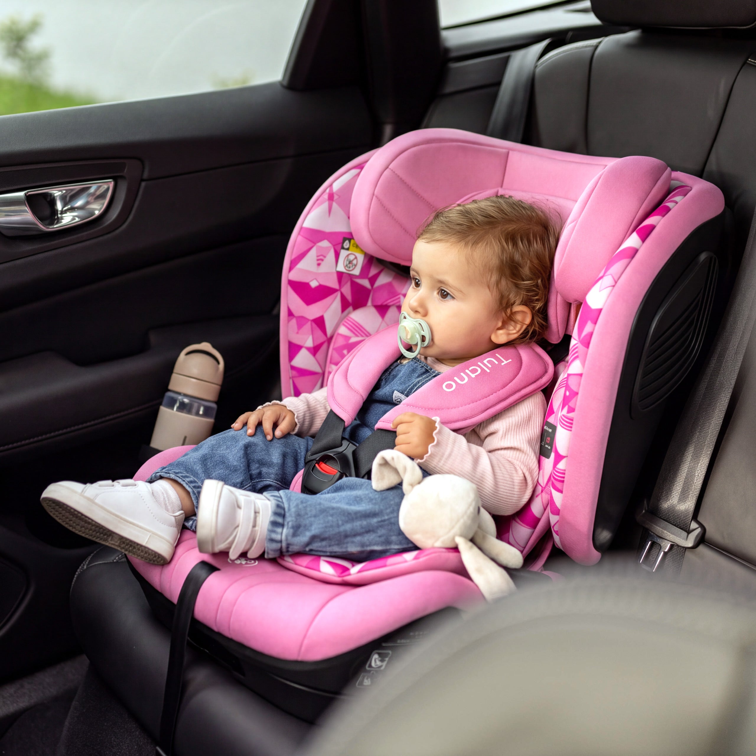 Fotelik samochodowy Tulano 76-105 cm Zooma 55 Soft Pink
